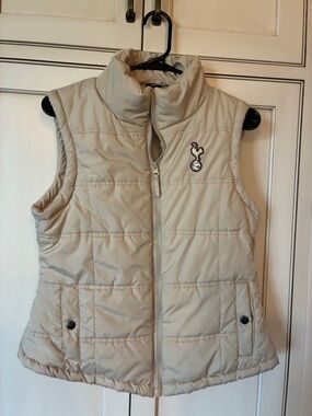 Youth Tottenham Hotspur Quilted Puffer Vest with Embroidered logo